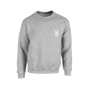 Sweater | Clap for yourself - Grijs Sweater | Clap for yourself - Grijs
